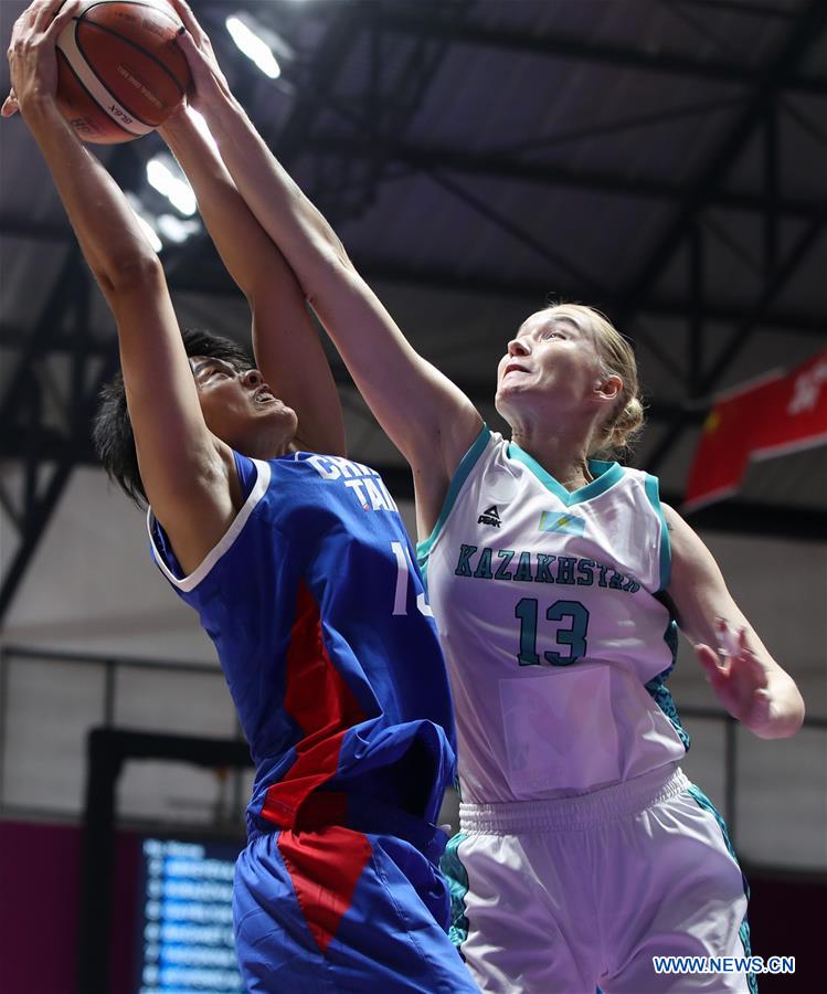 (SP)INDONESIA-JAKARTA-ASIAN GAMES-BASKETBALL-CHINESE TAIPEI VS KAZAKHSTAN