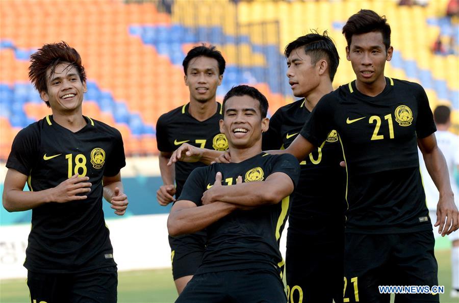 (SP)INDONESIA-BANDUNG-ASIAN GAMES-FOOTBALL-KYRGYZSTAN VS MALAYSIA