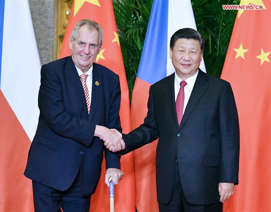 (IMPORT EXPO) CHINA-SHANGHAI-XI JINPING-CZECH REPUBLIC-PRESIDENT-MEETING (CN)
