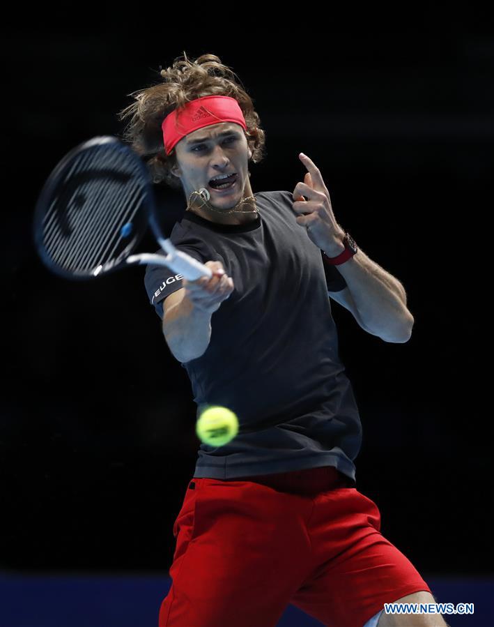 (SP)BRITAIN-LONDON-TENNIS-ATP WORLD TOUR FINALS-DAY 6