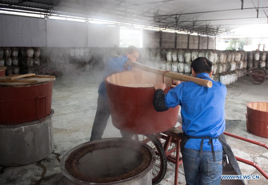 CHINA-ZHEJIANG-SHAOXING-RICE WINE-BREWING (CN)