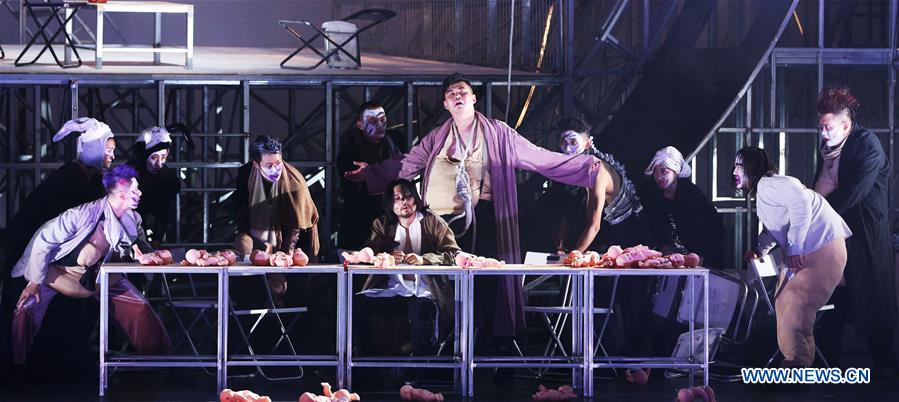 FRANCE-AVIGNON-FESTIVAL D'AVIGNON-TEAHOUSE-REHEARSAL