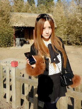 數碼模特Angel帶你走龍潭公園