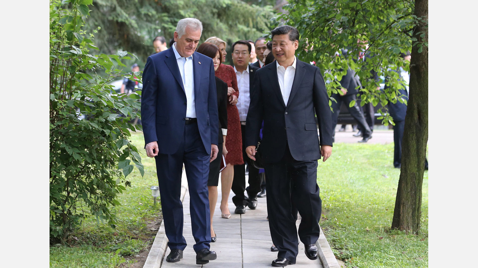 習近平同塞爾維亞總統尼科利奇舉行會晤