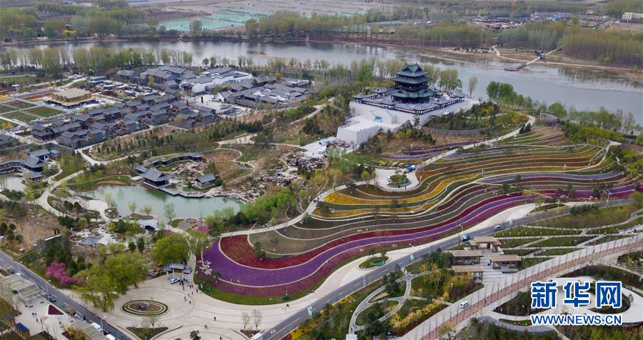 (北京世園會)(3)鳥瞰2019北京世園會園區