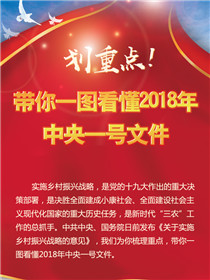 劃重點(diǎn)！帶你一圖看懂2018年中央一號(hào)文件