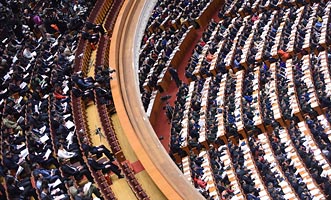 全國人大代表在大會現場