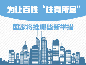 為讓百姓“住有所居”，國家將推哪些新舉措