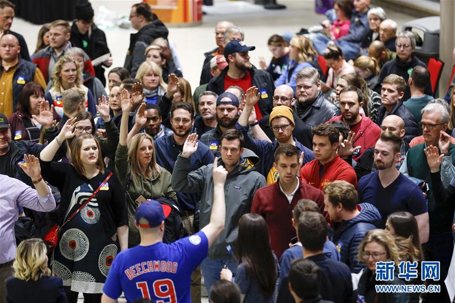 （國際）（5）布蒂吉格和桑德斯在美國總統選舉民主黨首場預選中領先