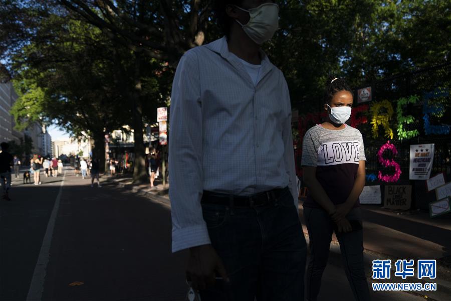 (國際)(6)美國華盛頓:抗議警察暴力執法活動持續